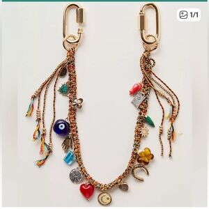 NWT FREE PEOPLE Friendship Swag Bag Charm